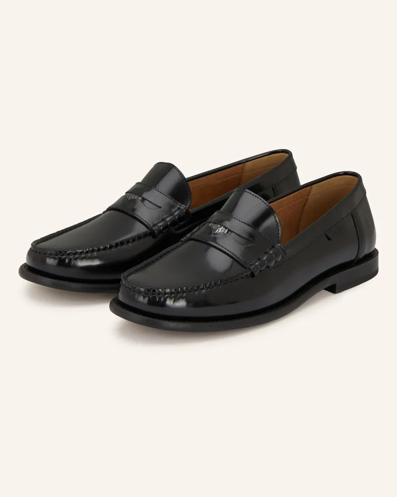 HUGO BOSS Penny-Loafer TEVAN Schwarz