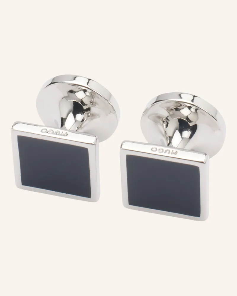 HUGO BOSS Manschettenknopf E-TOTAKE-CUF Dunkelblau