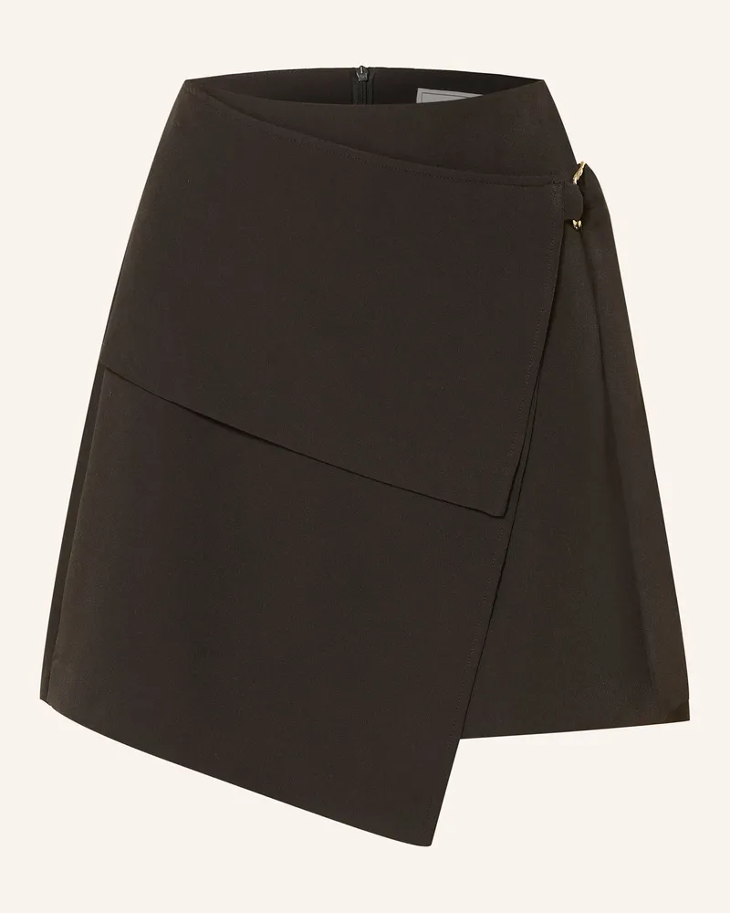 Neo Noir Rock Bonnie In Wickeloptik schwarz Schwarz