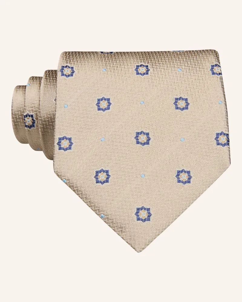 HUGO BOSS Krawatte beige Beige