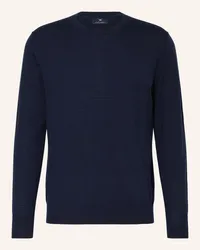 Strokesman's Pullover aus Merinowolle Blau