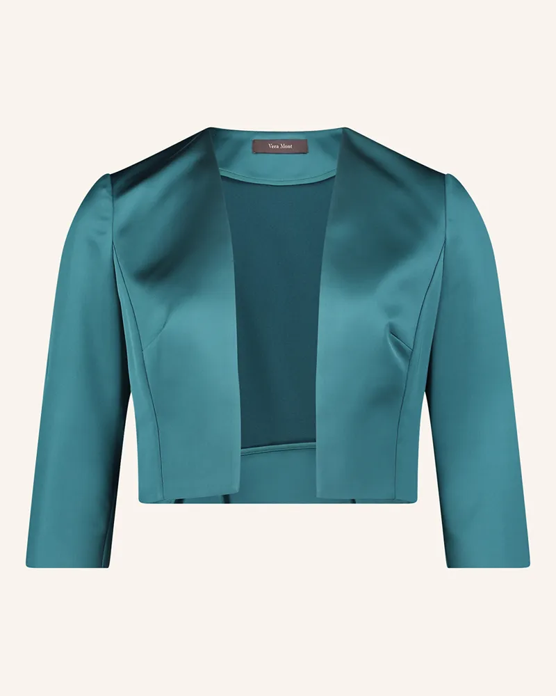 Vera Mont Bolero mit 3/4-Arm Türkis