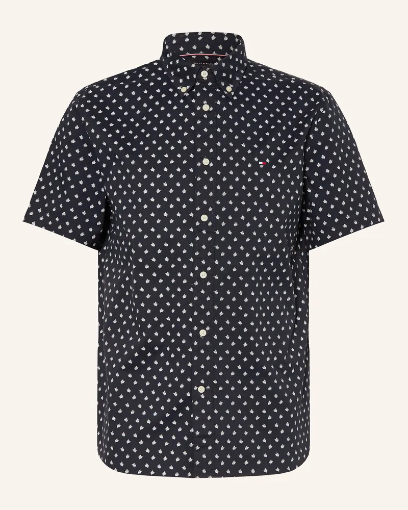 Tommy Hilfiger Kurzarm-Hemd Dunkelblau