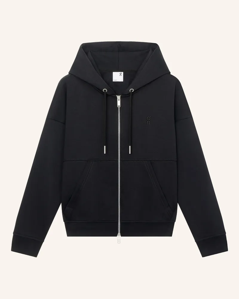 ON Sweatjacke Club Collective schwarz Schwarz