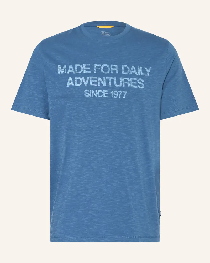 Camel Active T-Shirt blau Blau