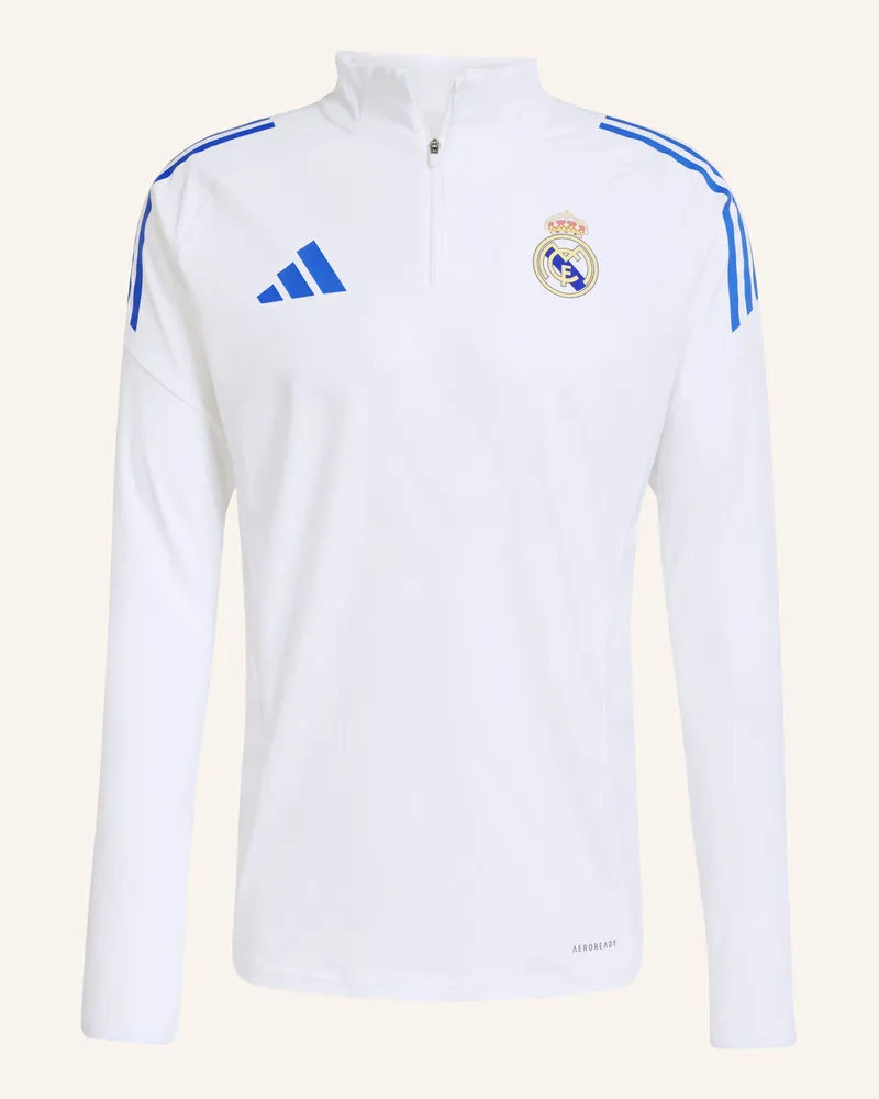 adidas Real Madrid Tiro 25 Competition Trainingsoberteil weiss Weiss