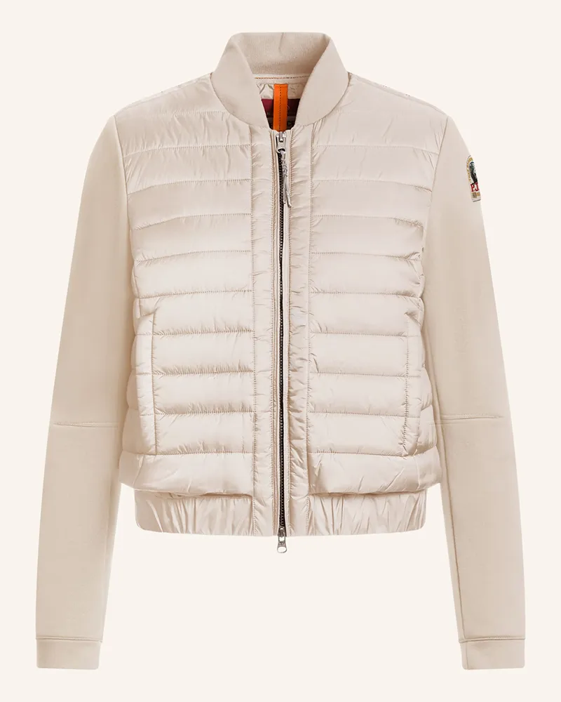 Parajumpers Steppjacke LORETTA im Materialmix Hellgrau