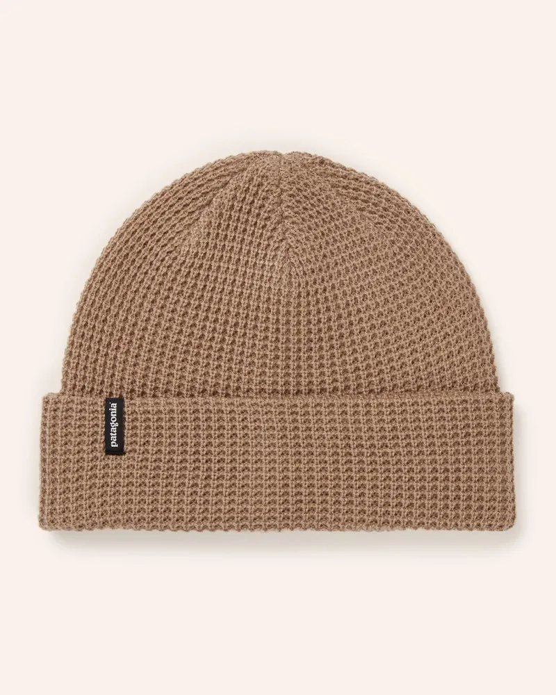 Patagonia Mütze Snowdrifter gruen Beige