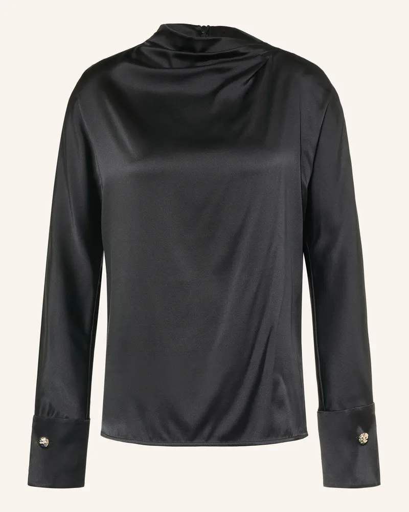 Max Mara Blusenshirt Quinto Mit Seide schwarz Schwarz