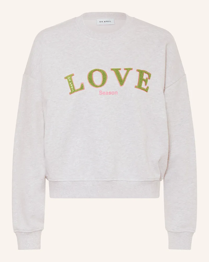OH APRIL Sweatshirt grau Hellgrau
