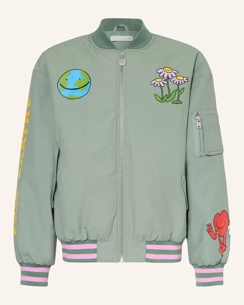 Stella McCartney Kids Blouson Hellgrün