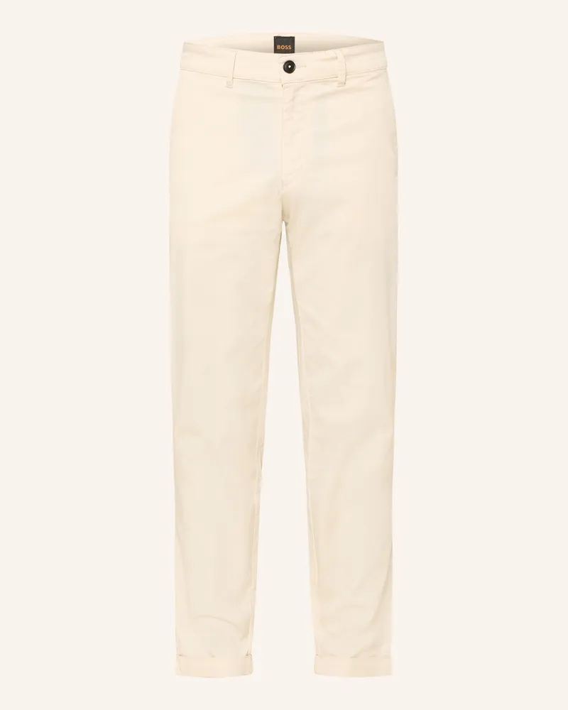 HUGO BOSS Chino TURN UP Regular Fit Creme