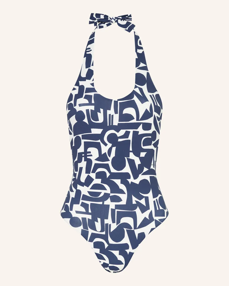 Marc O'Polo Neckholder-Badeanzug Blau