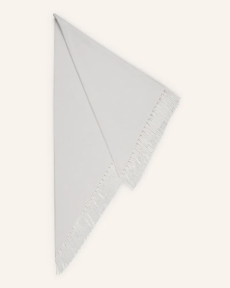 Herzen's Angelegenheit Dreieckstuch mit Cashmere Hellgrau