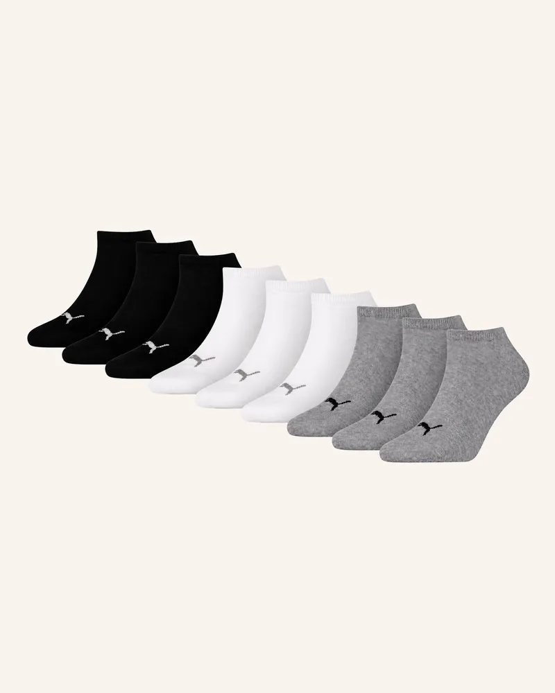 Puma Socken Sneaker Plain 9-Pack blau Ecru