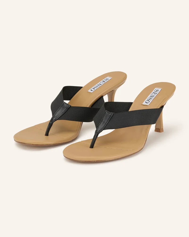 SENSO Zehentrenner beige Schwarz