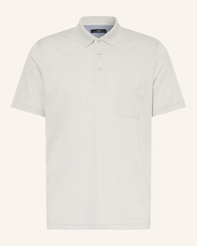 Ragman Piqué-Poloshirt silber Silber