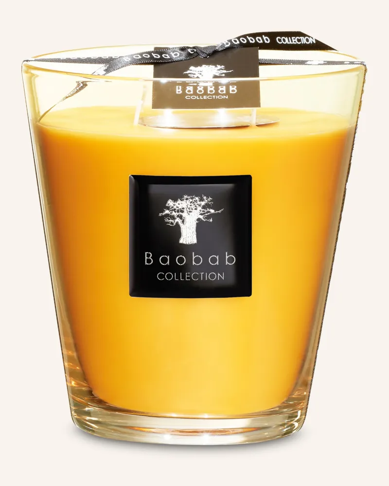 Baobab Collection Duftkerze Zanzibar Spices gelb Dunkelgelb