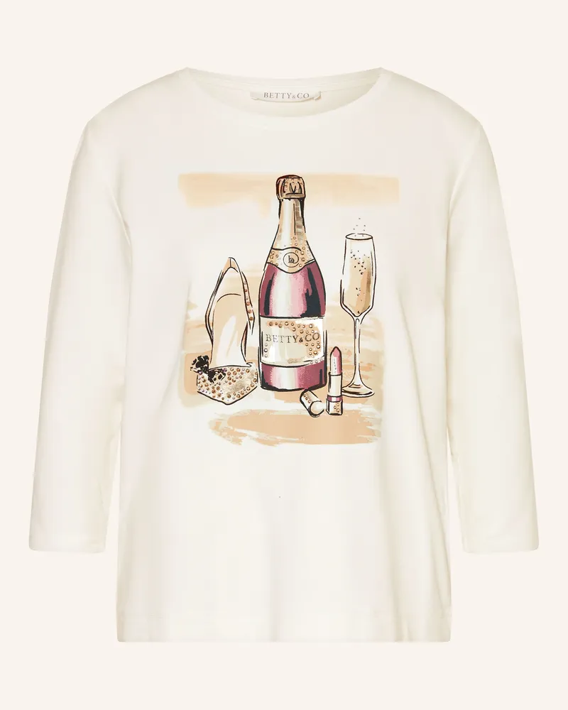 Betty Barclay Shirt mit 3/4-Arm und Schmucksteinen Weiss