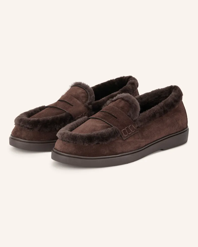FESTA Milano Penny-Loafer Scilla braun Dunkelbraun
