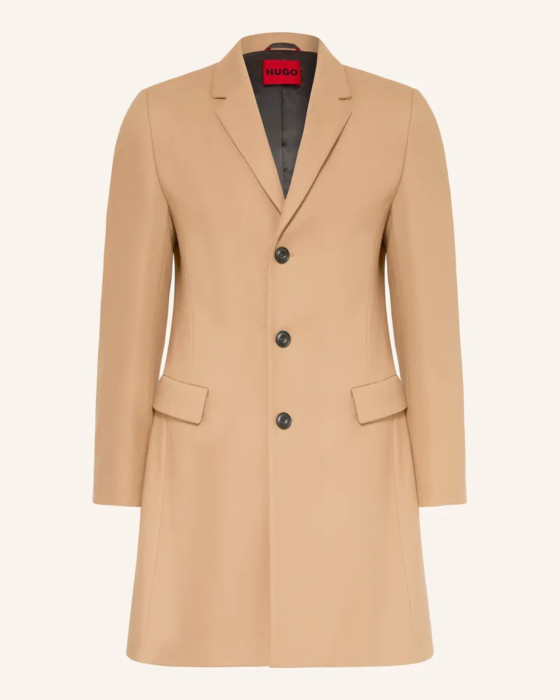 HUGO BOSS Wollmantel migor2541 beige Beige