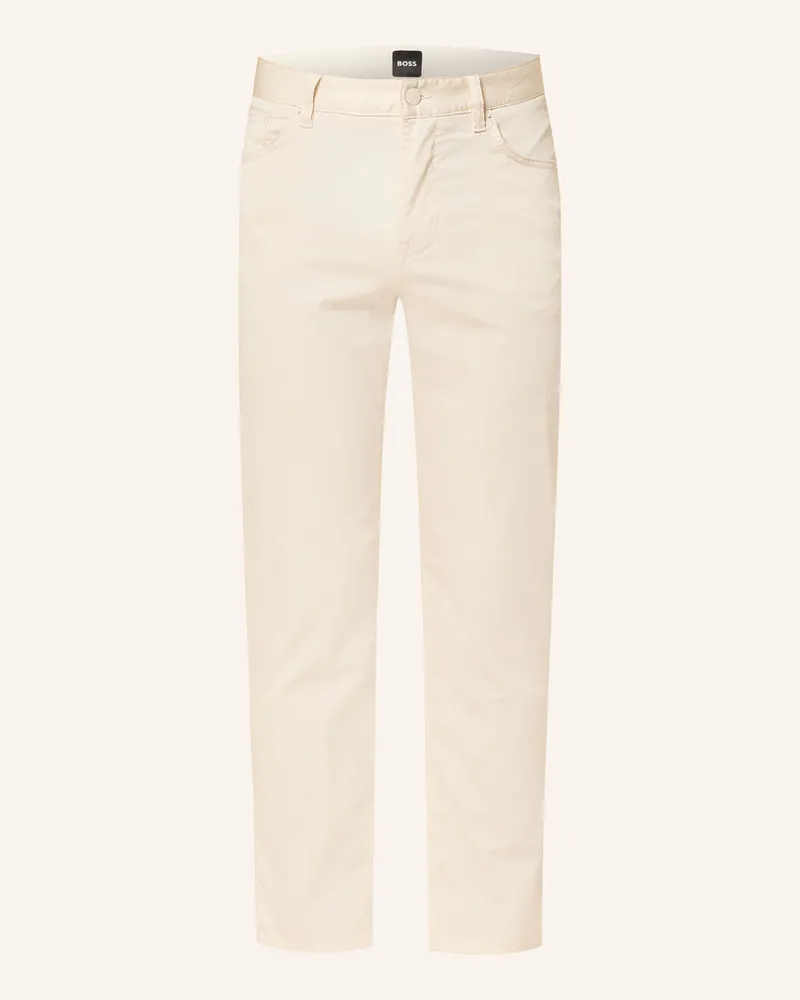 HUGO BOSS Hose RE.MAINE Regular Fit Ecru