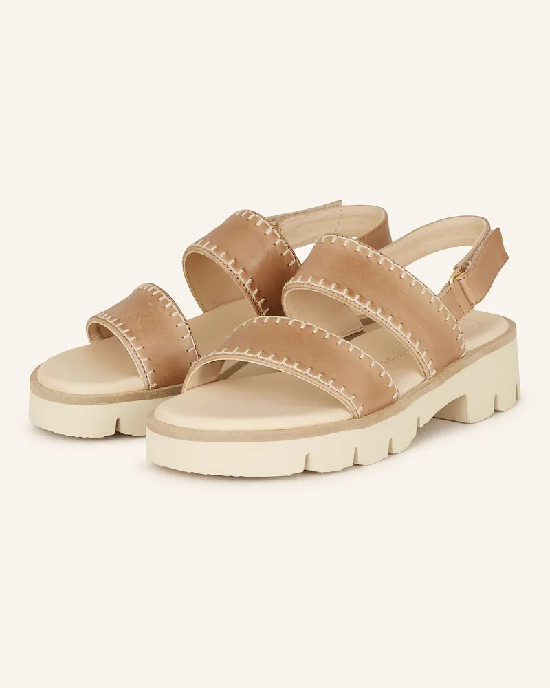 paul green Plateau-Sandalen STAR Beige