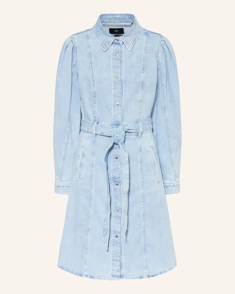 7 for all mankind Jeanskleid Dewdrop blau Hellblau