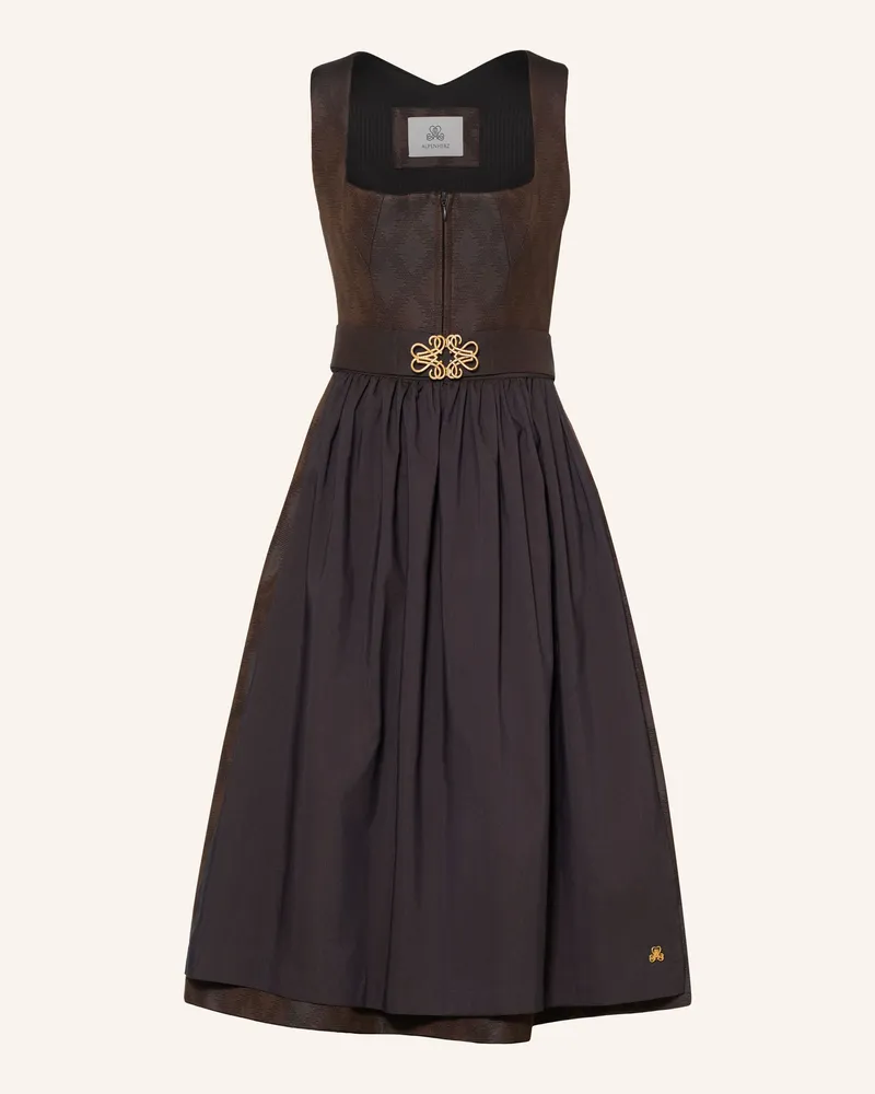 AlpenHERZ Dirndl Margie braun Dunkelbraun
