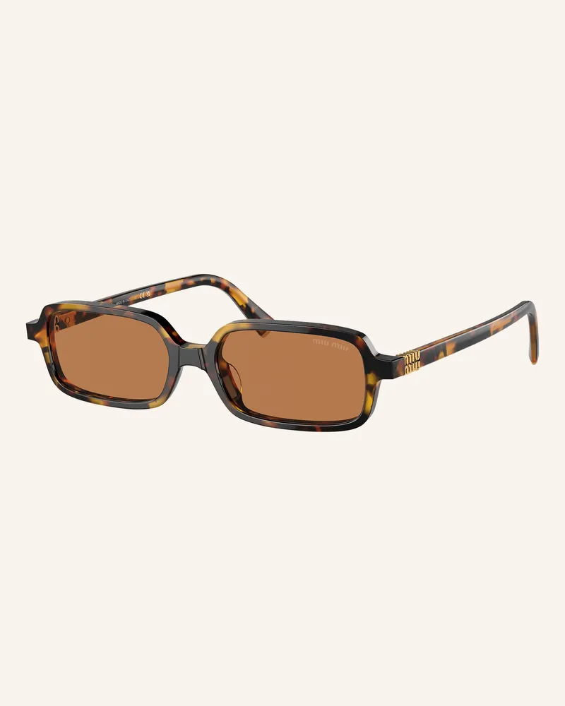 Miu Miu Sonnenbrille mu11zs braun Vau2z1