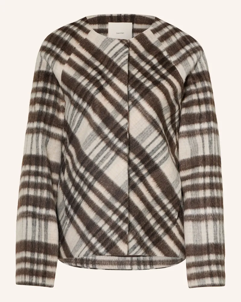 Calvin Klein Jacke braun Dunkelbraun