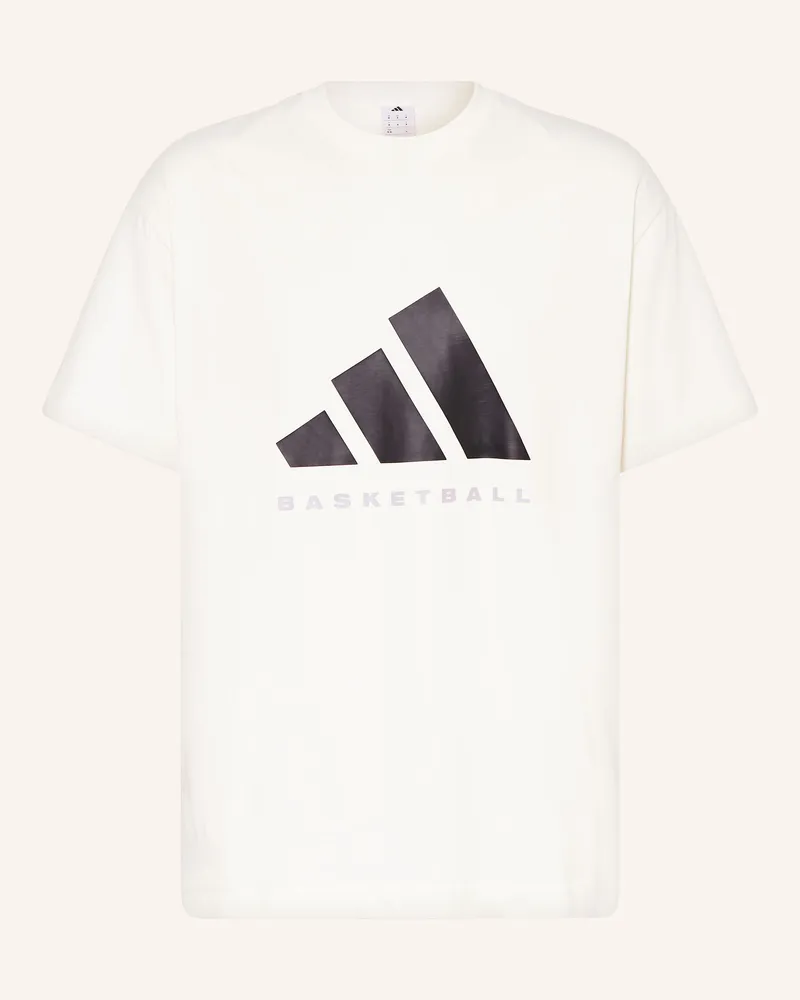 adidas T-Shirt ADIDAS BASKETBALL Weiss