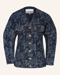 Ganni Jeansjacke Blau