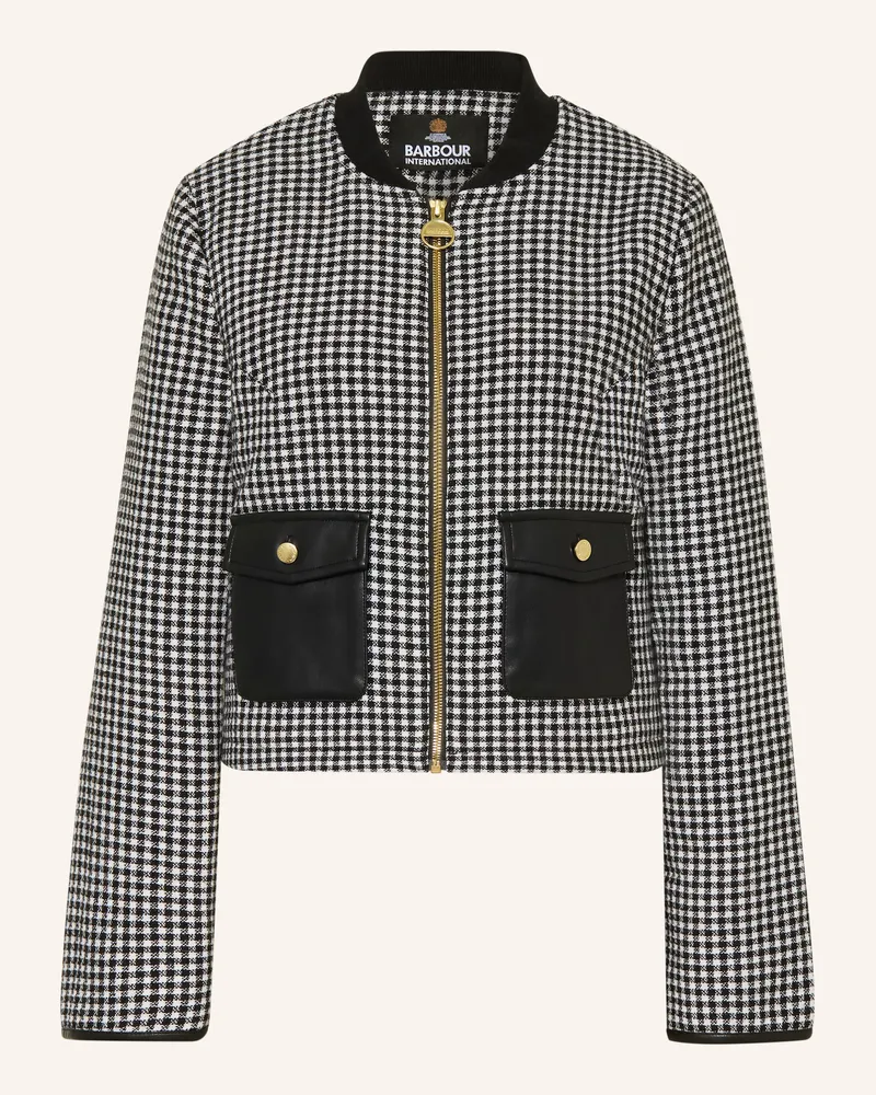 Barbour Kastenjacke Halina schwarz Schwarz