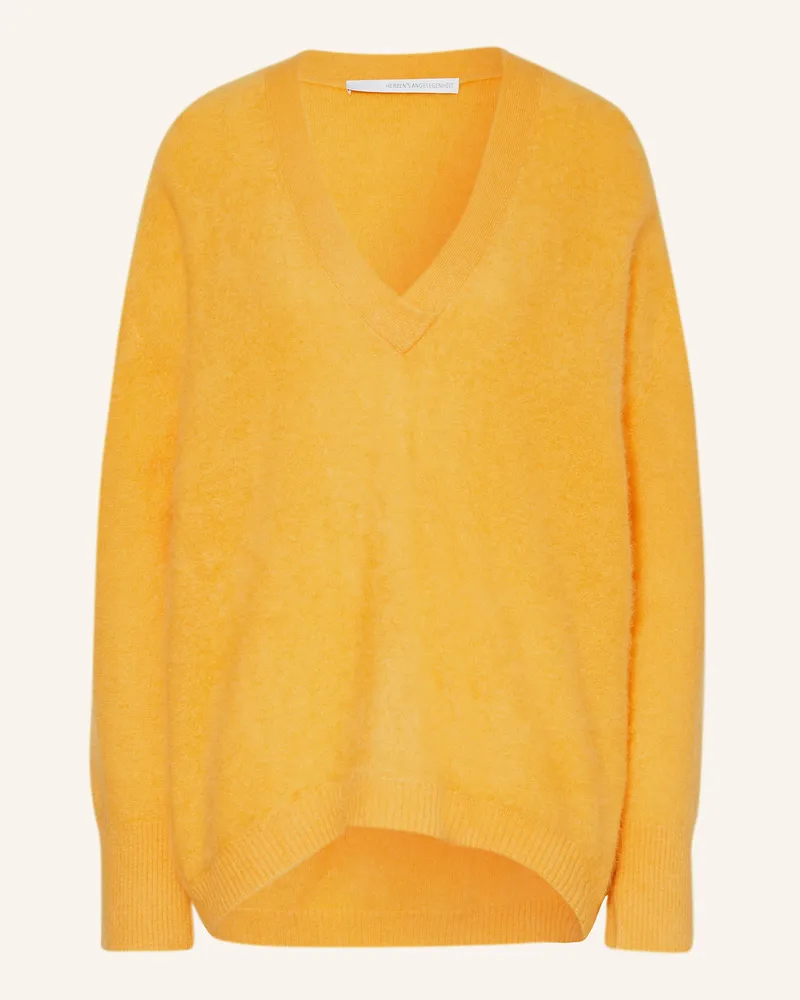 Herzen's Angelegenheit Cashmere-Pullover Dunkelgelb