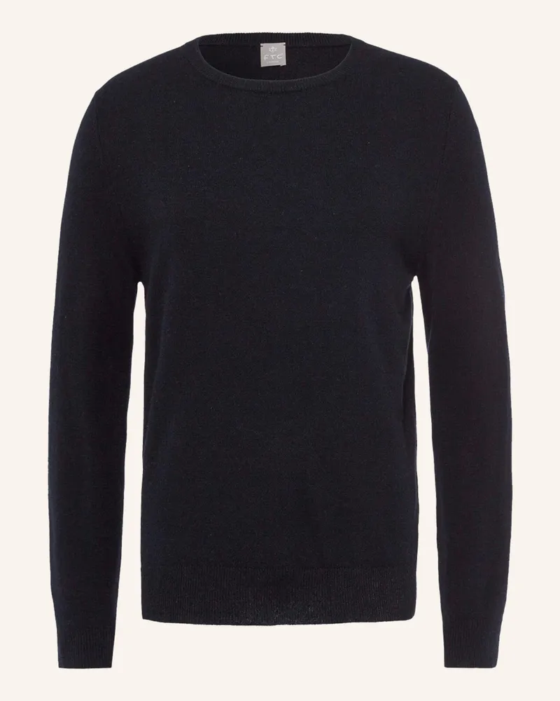 FTC Cashmere Cashmere-Pullover Dunkelblau