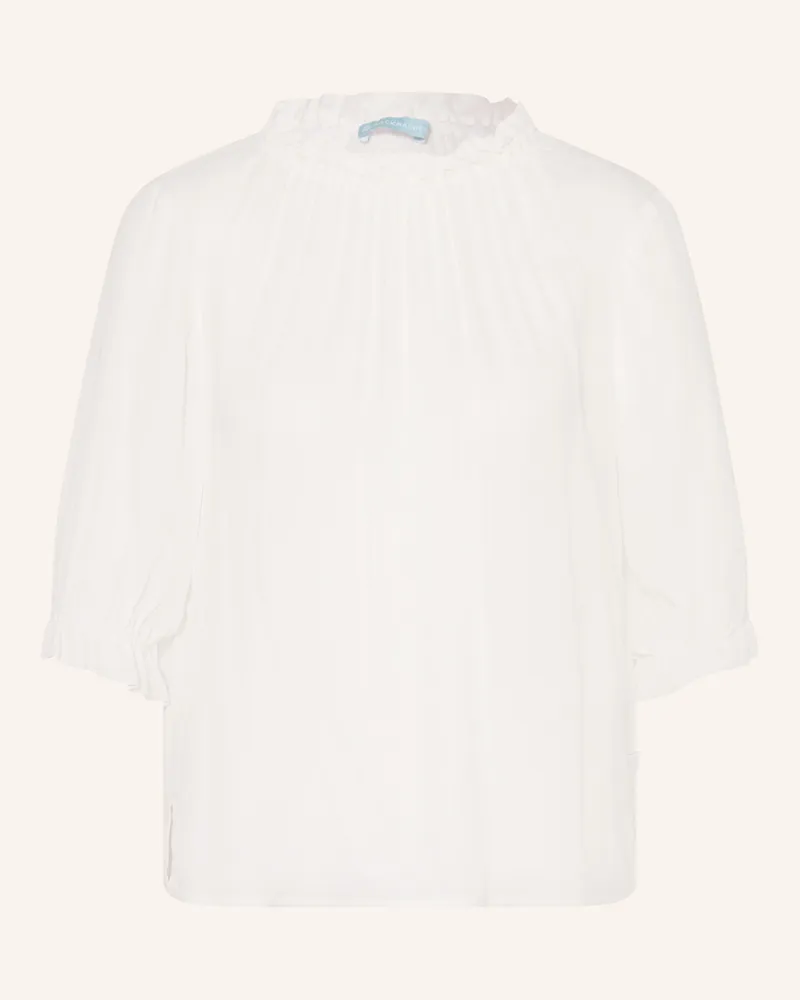 Die Rockmacherin Trachtenbluse Erna Mit 3/4-Arm weiss Weiss