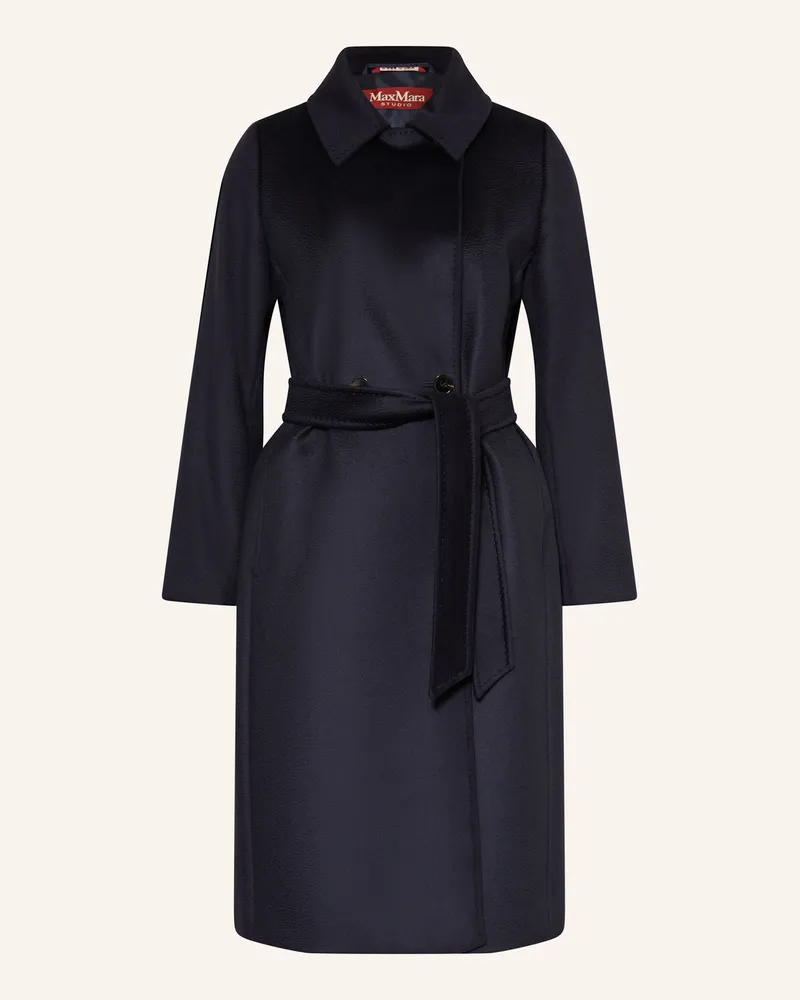 Max Mara Wollmantel Bcollag blau Dunkelblau