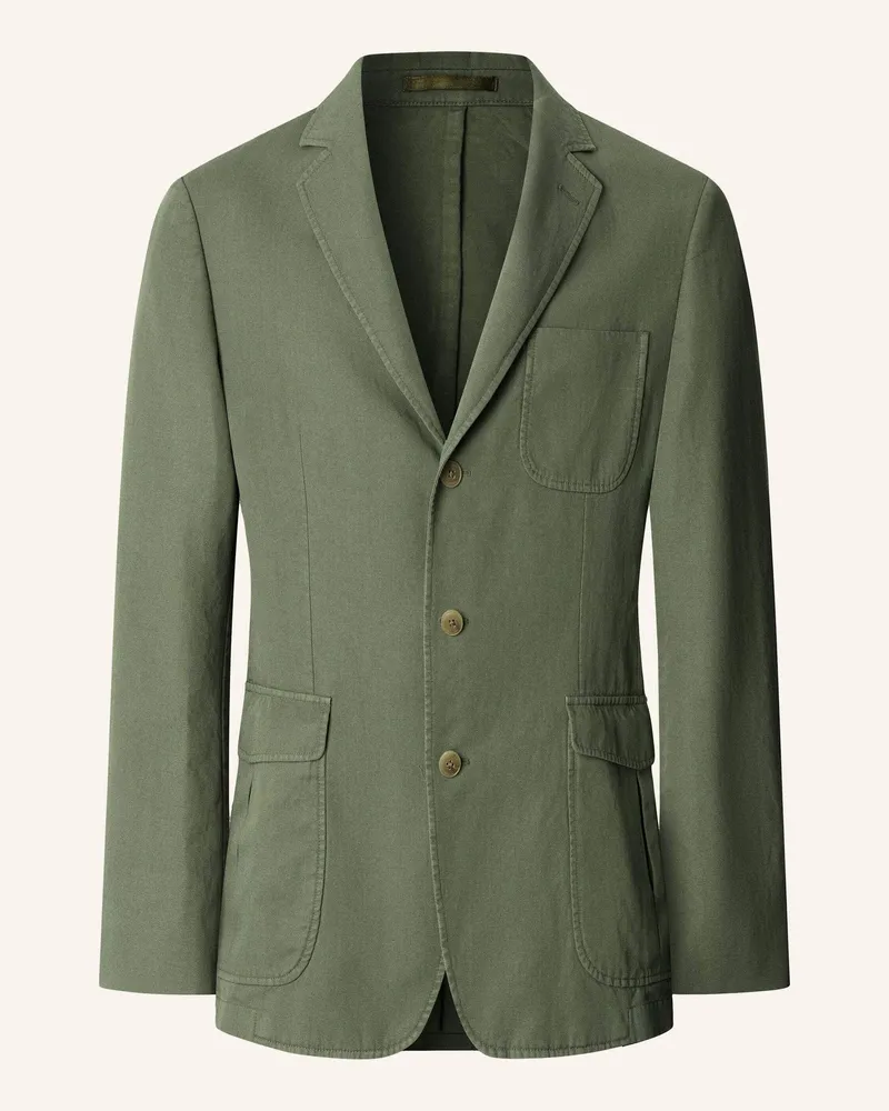 Hackett Blazer Gmd Cotton Linen gruen Grün