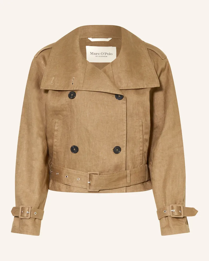 Marc O'Polo Leinenjacke Braun