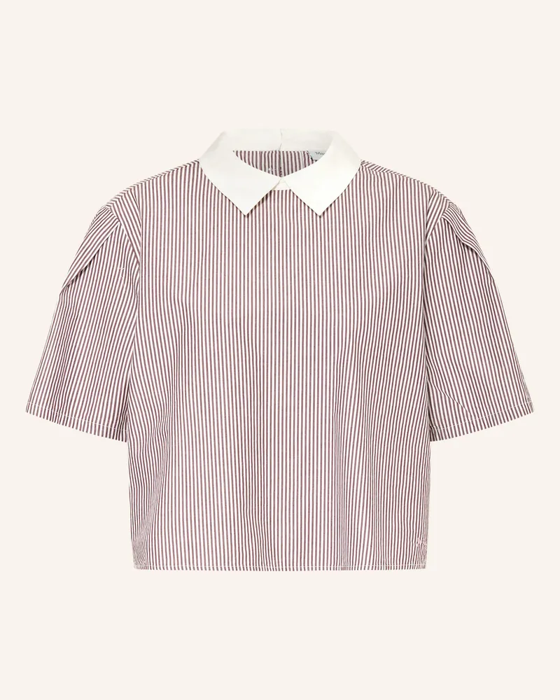 Marc O'Polo Blusenshirt rot Braun