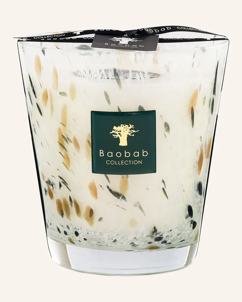Baobab Collection Duftkerze Halona White World schwarz Weiss