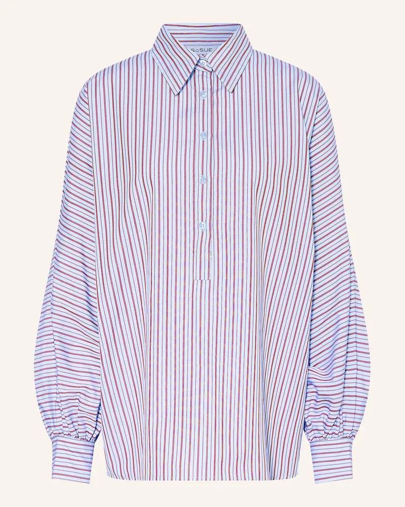SoSUE Blusenshirt Antonia blau Hellblau