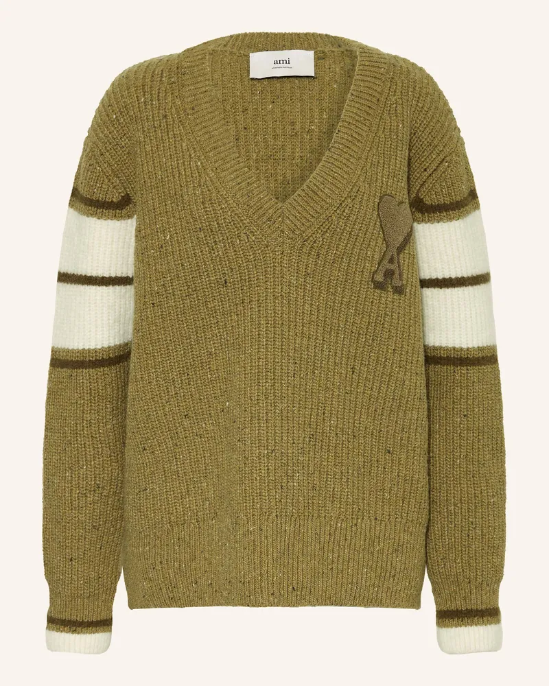 AMI Paris Pullover Ecru