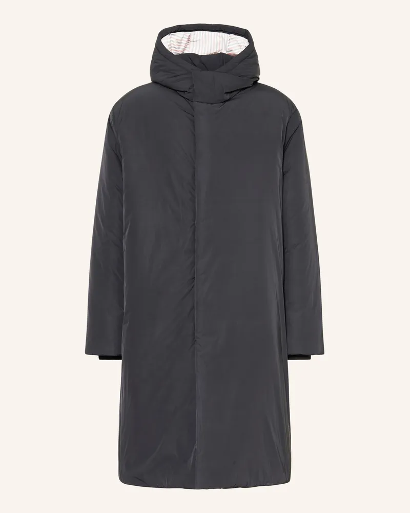 Thom Browne Daunenmantel Schwarz