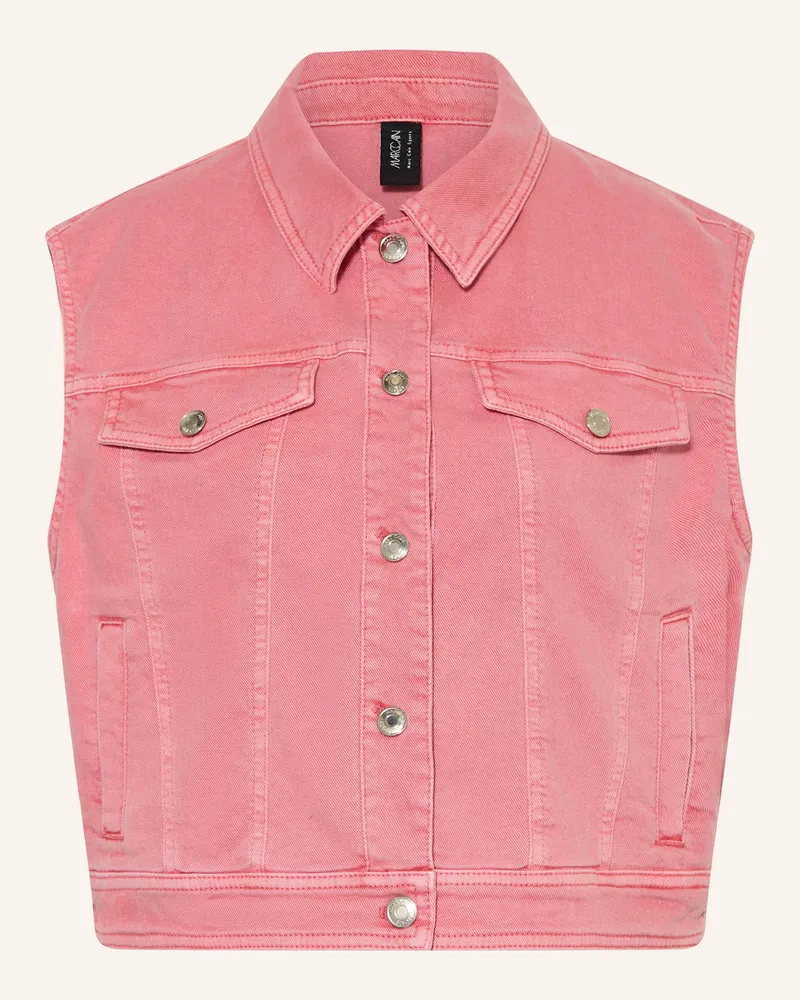 Marc Cain Cropped-Jeansweste pink 246