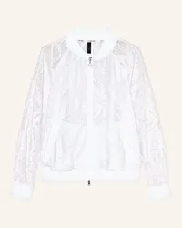 Marc Cain Mesh-Jacke Weiss