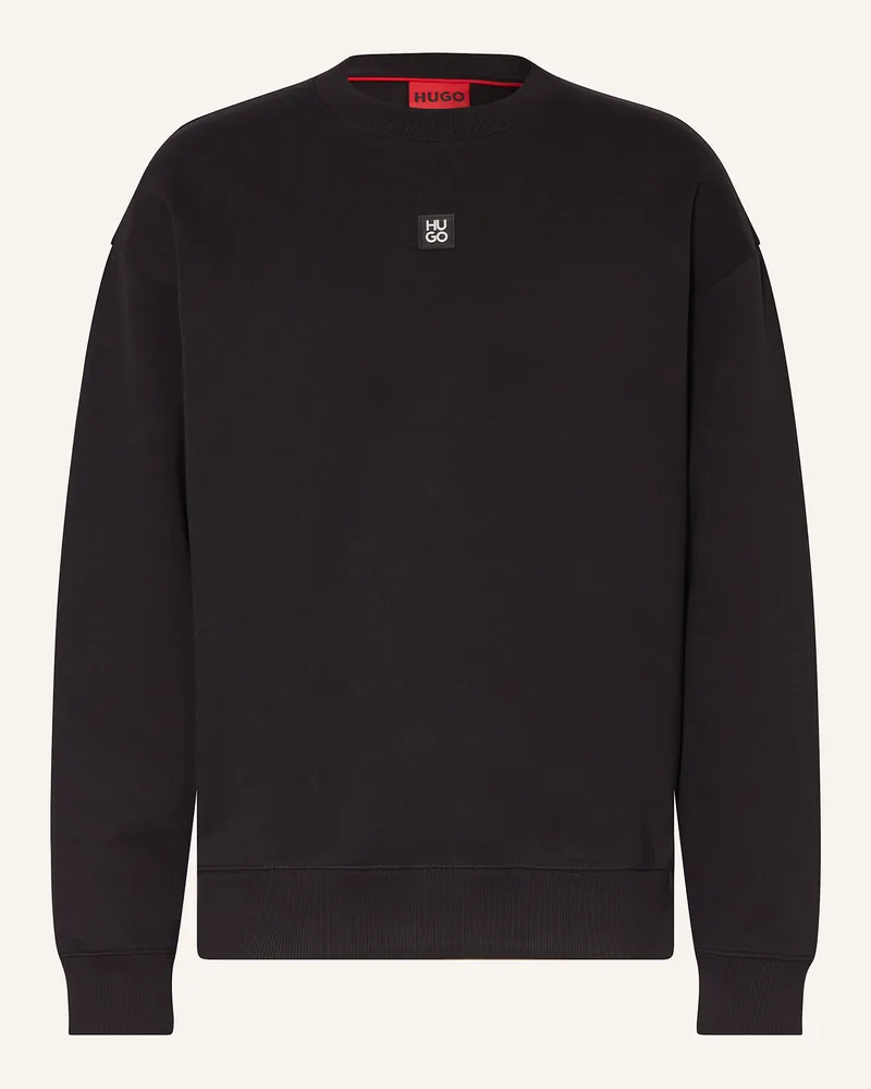 HUGO BOSS Sweatshirt DETTIL Schwarz