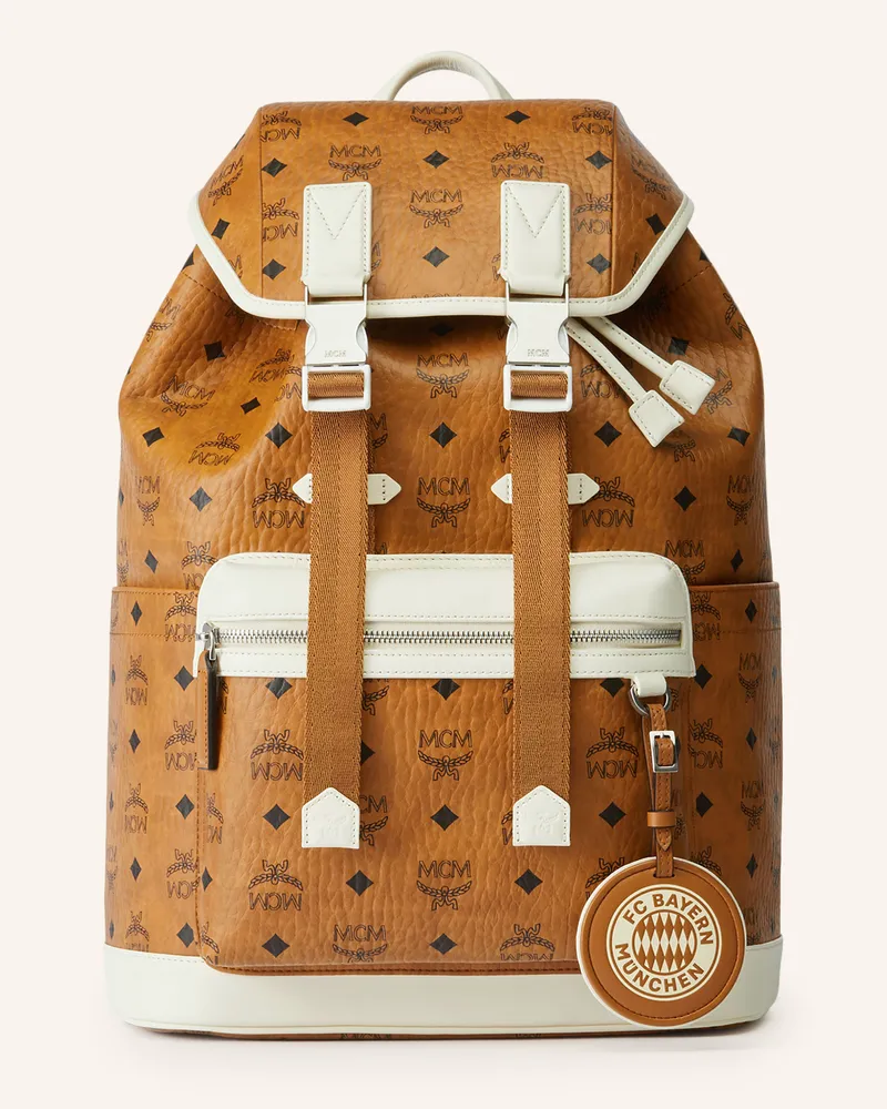 MCM Rucksack Adidas X Bayern X Mcm Brandenburg braun Cognac