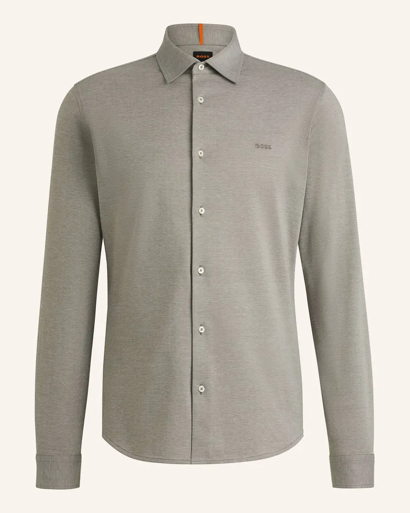 HUGO BOSS Hemd Slim Fit Grün